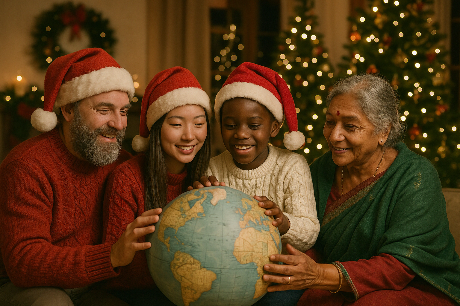 noël autour du monde - Illustration
